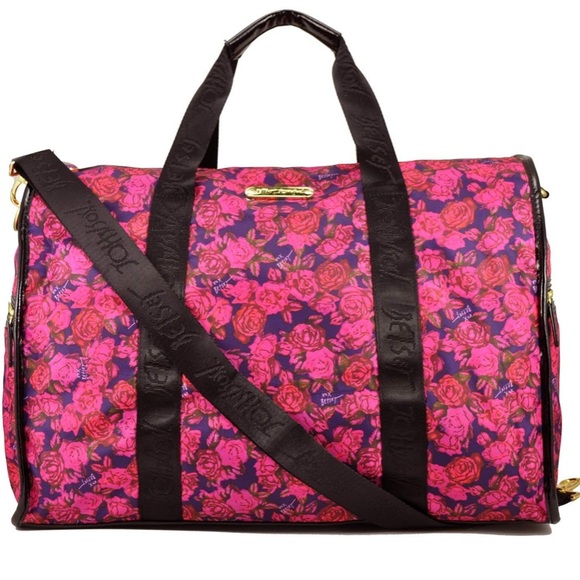 Betsey Johnson midnight express weekender - Picture 5 of 8